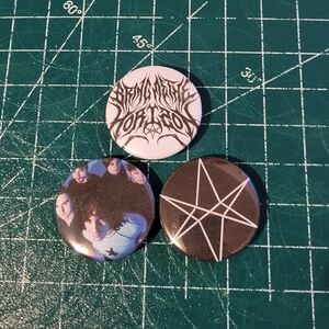 Handmade BMTH Pinback Button Set